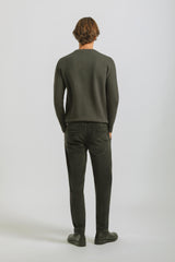 Pantaloni chino di velluto|Colore:Antracite
