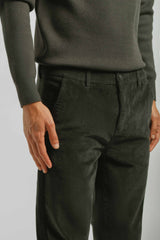 Pantaloni chino di velluto|Colore:Antracite