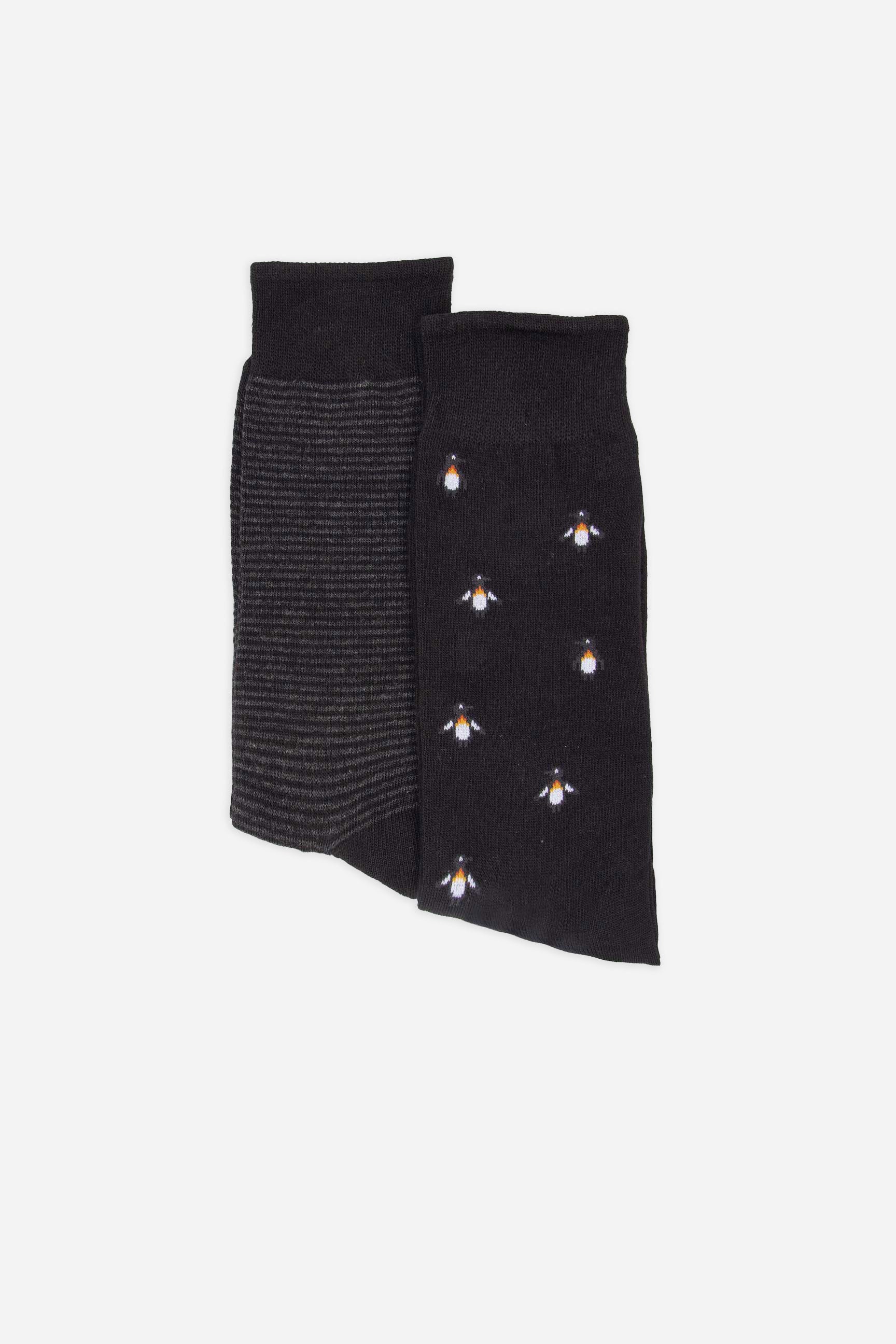 Calzini fantasia|Colore:Nero