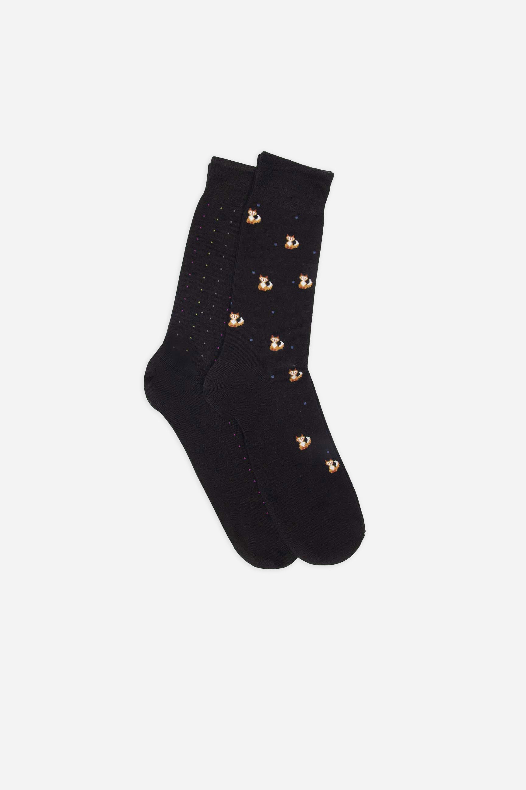 Calzini fantasia|Colore:Nero