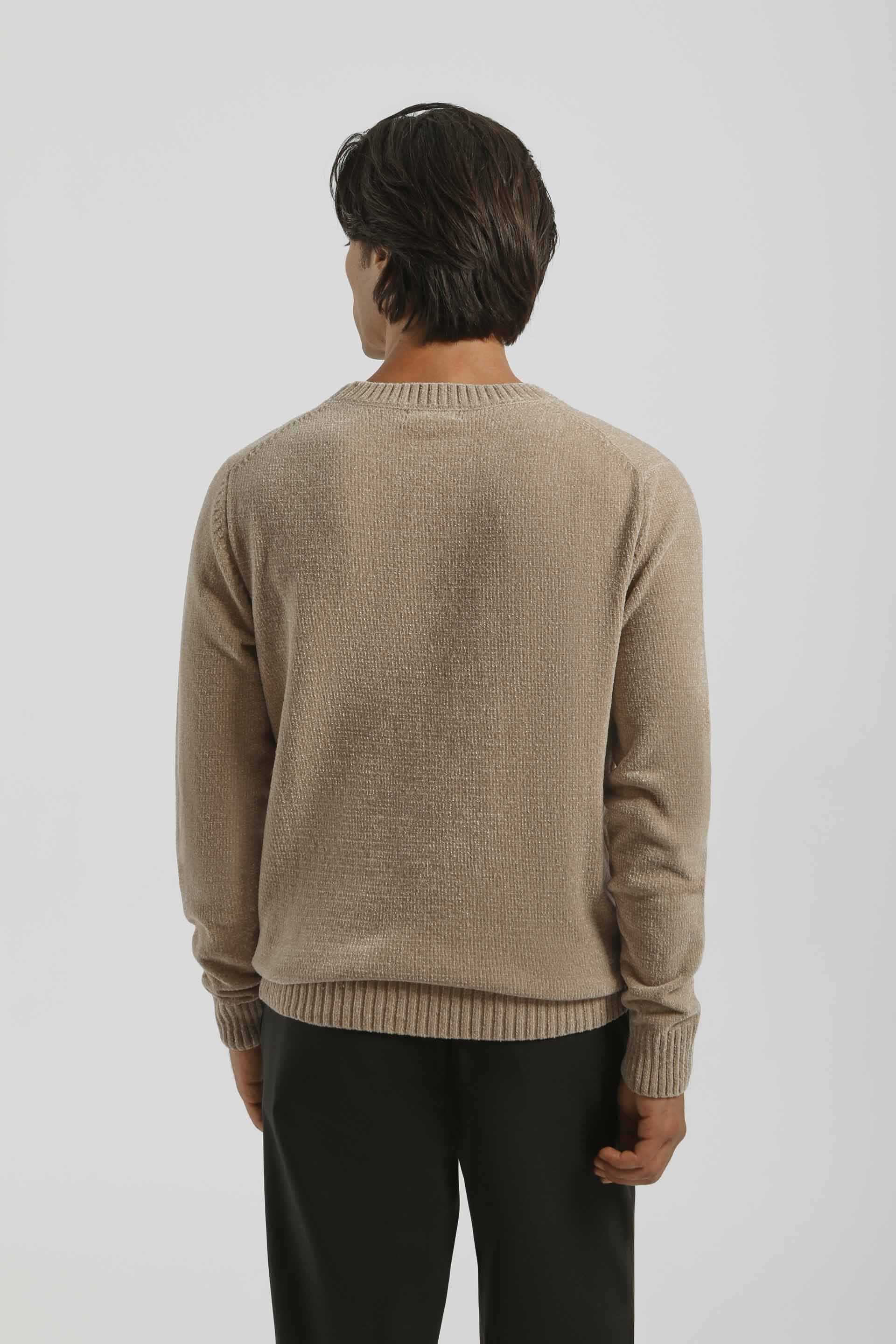 Maglia girocollo|Colore:Beige