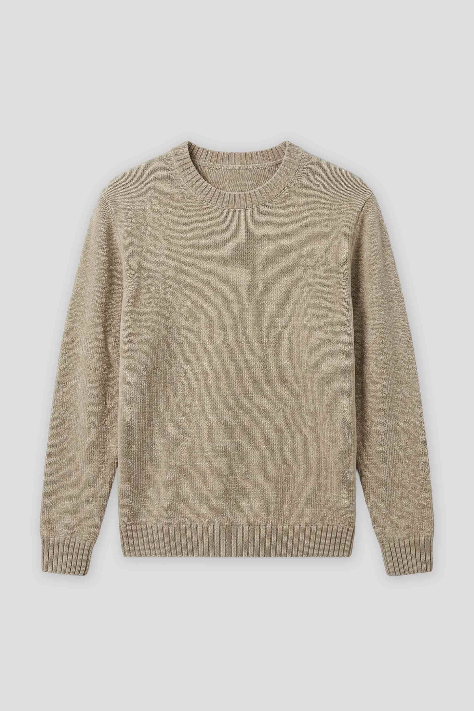 Maglia girocollo|Colore:Beige