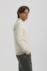 Lupetto con bottoni|Colore:Beige chiaro