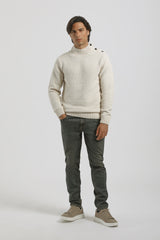Lupetto con bottoni|Colore:Beige chiaro
