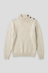 Lupetto con bottoni|Colore:Beige chiaro