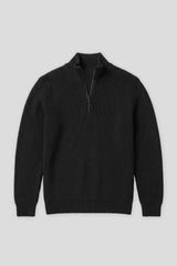 Maglia mezza zip collo lupetto|Colore:Blue