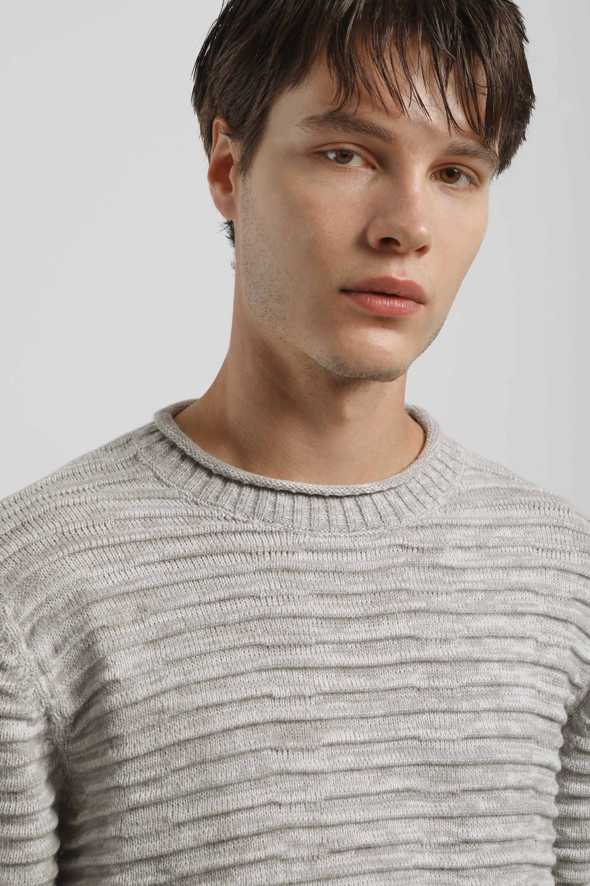 Lupetto con bottoni|Colore:Grigio perla tw
