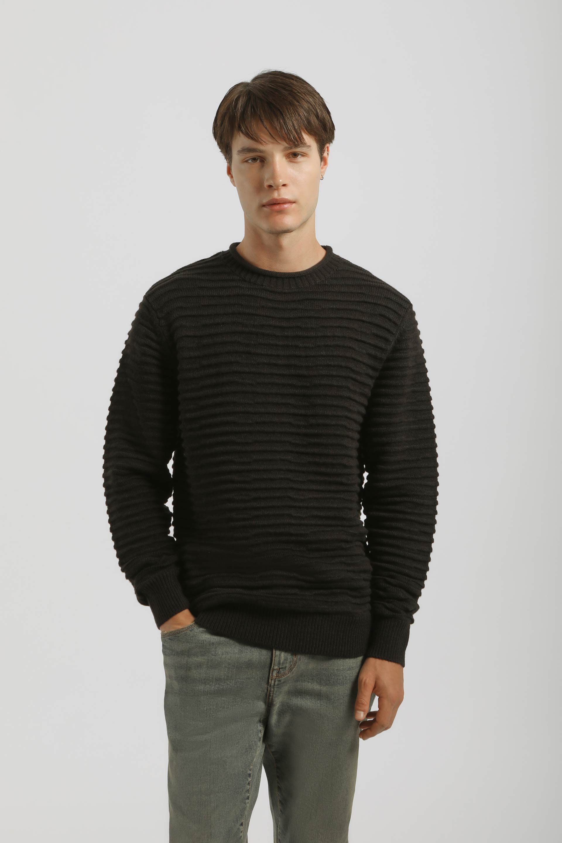 Lupetto con bottoni|Colore:Nero