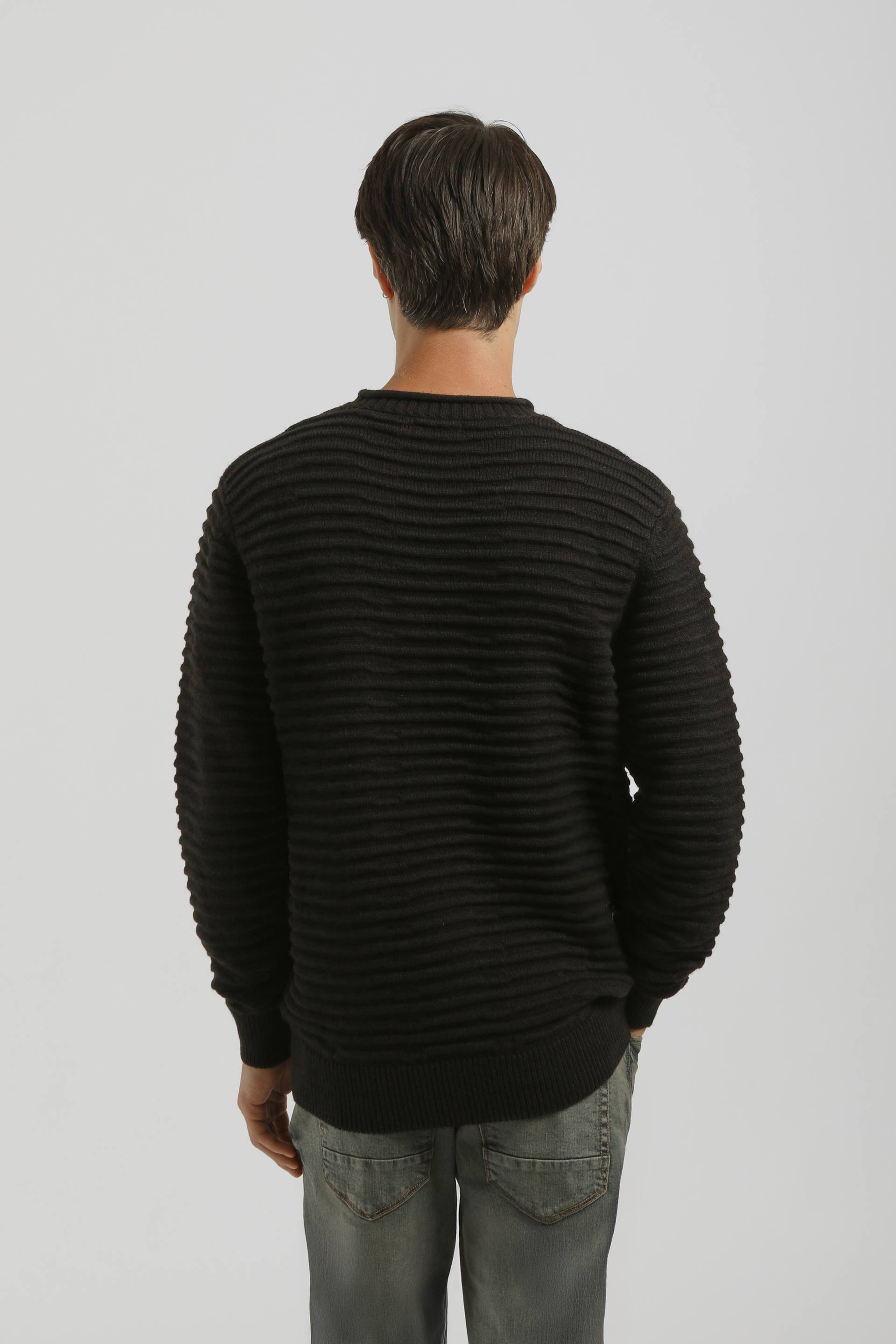 Lupetto con bottoni|Colore:Nero