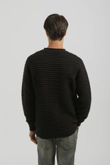 Lupetto con collo rotolino|Colore:Nero