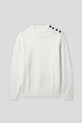 Lupetto con bottoni|Colore:Off white