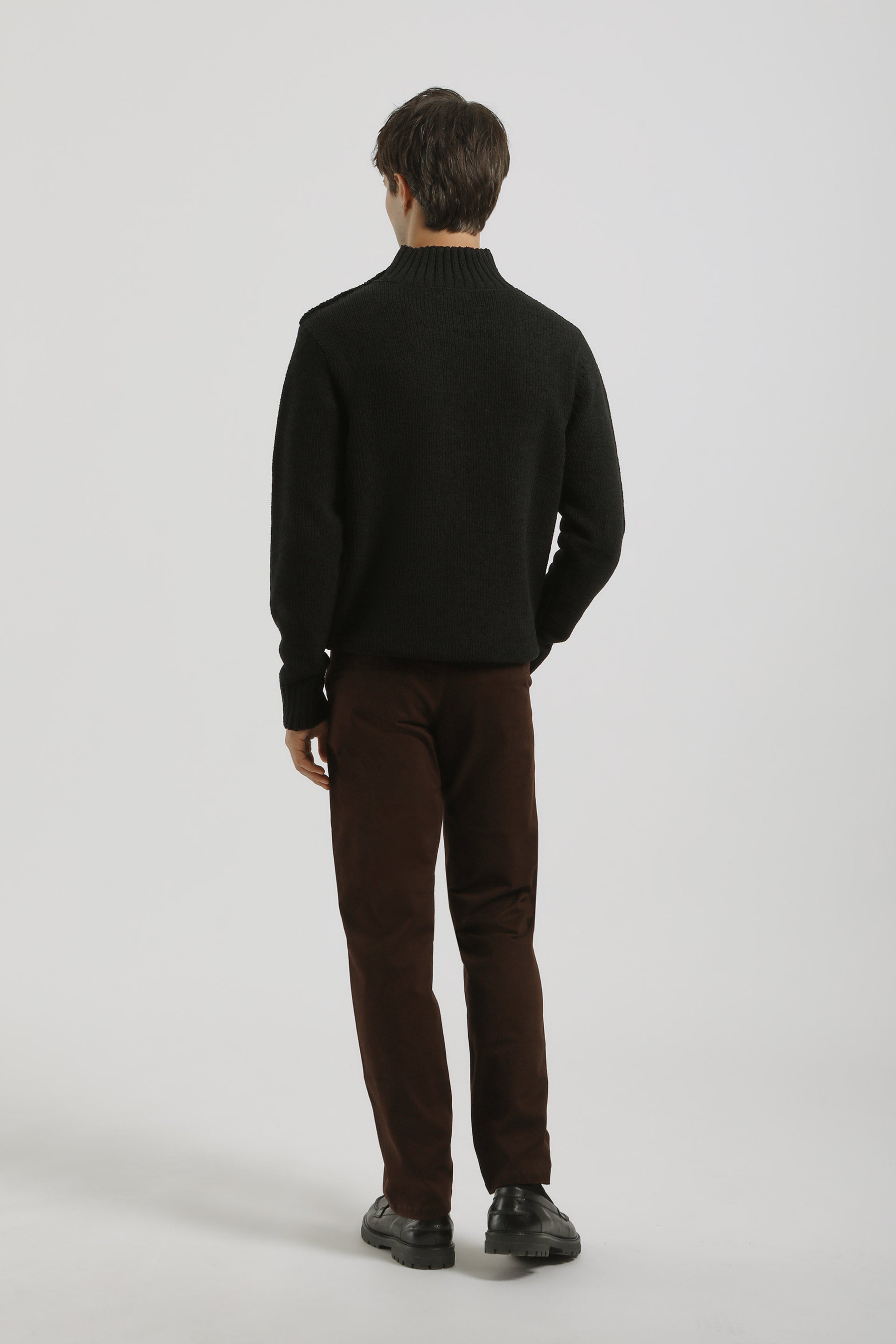 Pantaloni chino in cotone|Colore:Amaranto