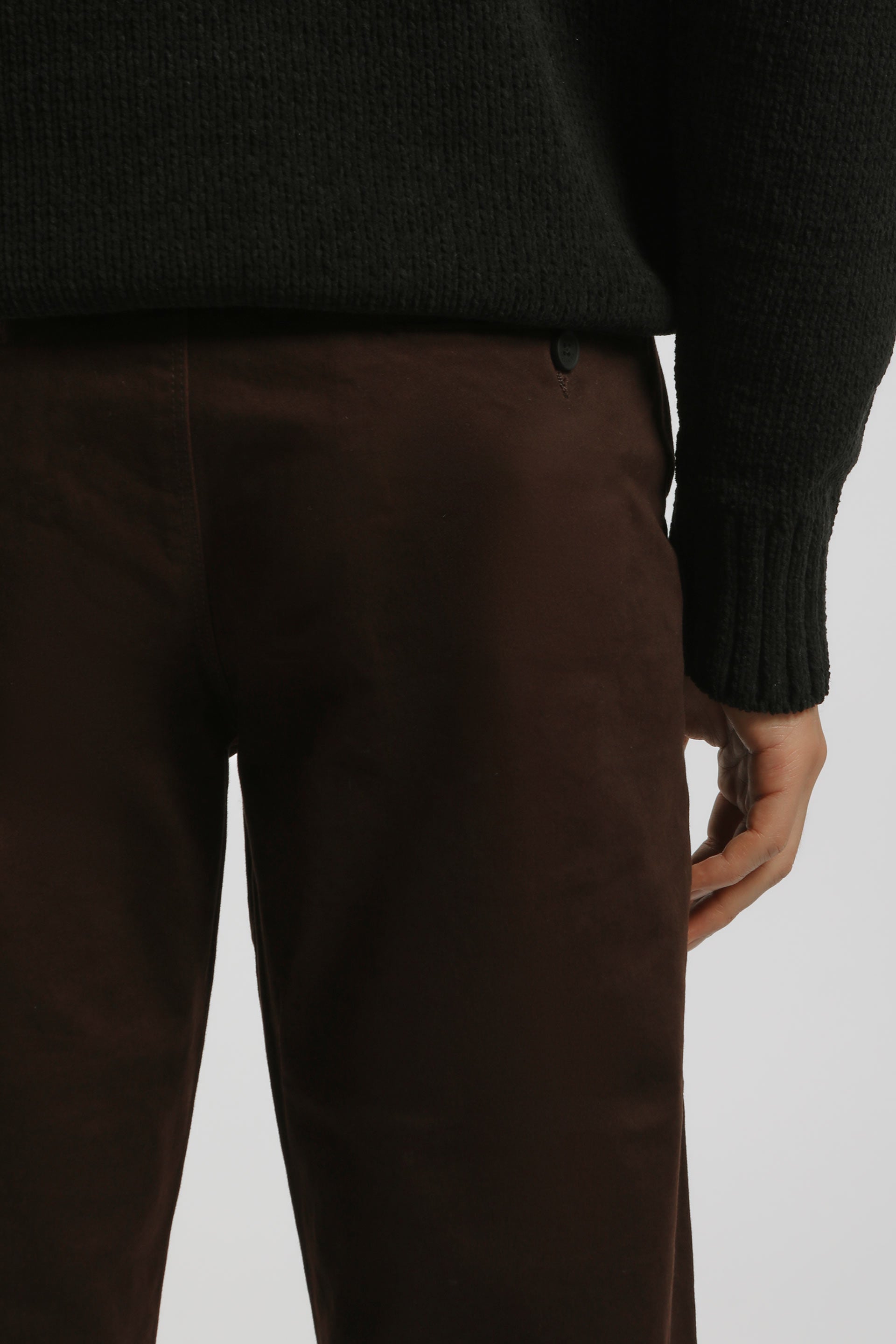 Pantaloni chino in cotone|Colore:Amaranto