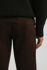 Pantaloni chino in cotone|Colore:Amaranto