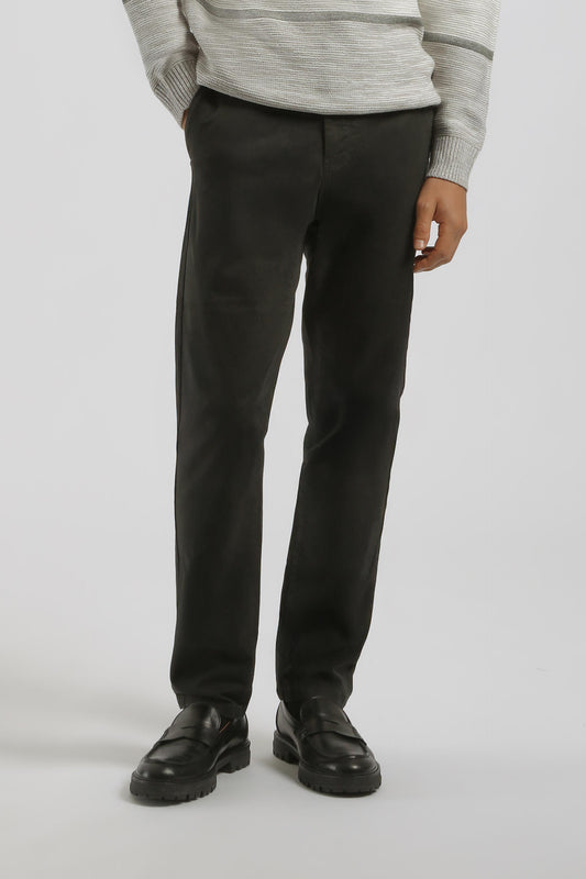 Pantaloni chino in cotone|Colore:Antracite