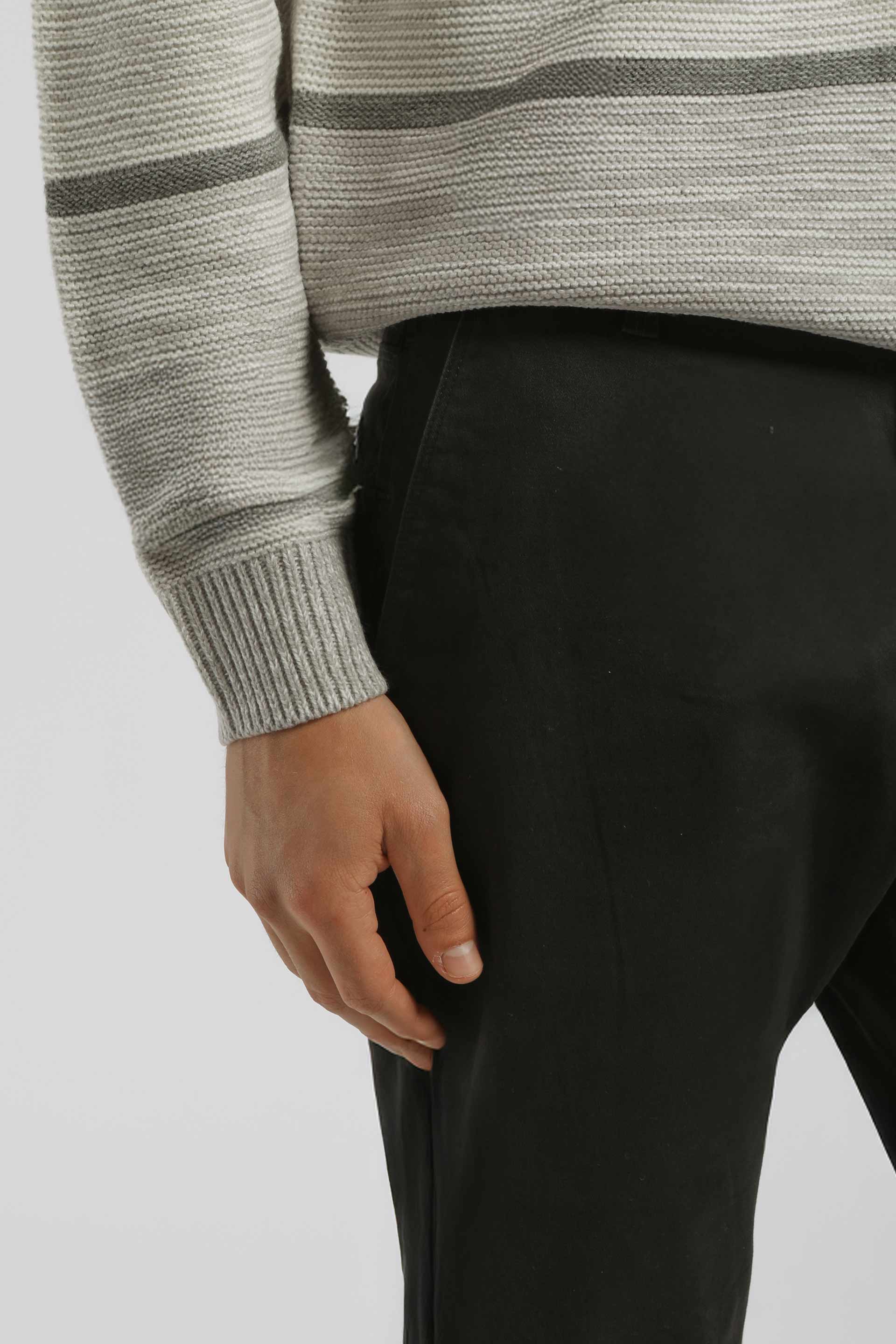 Pantaloni chino in cotone|Colore:Antracite