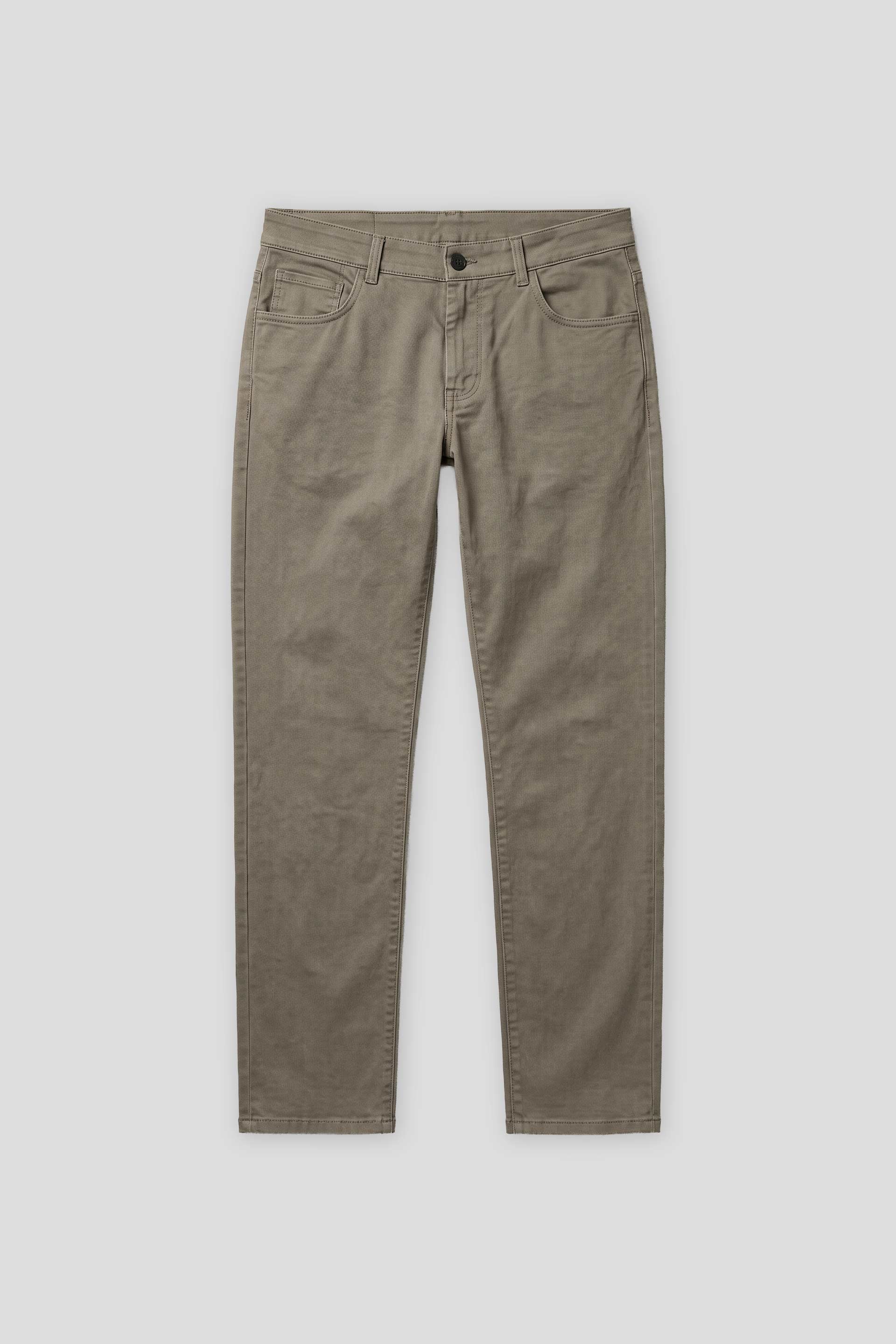 Pantaloni chino in cotone|Colore:Tortora