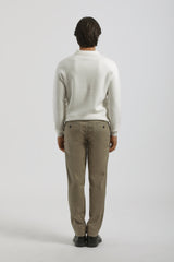 Pantaloni chino in cotone|Colore:Beige