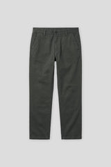 Pantaloni chino in cotone|Colore:Verde scuro
