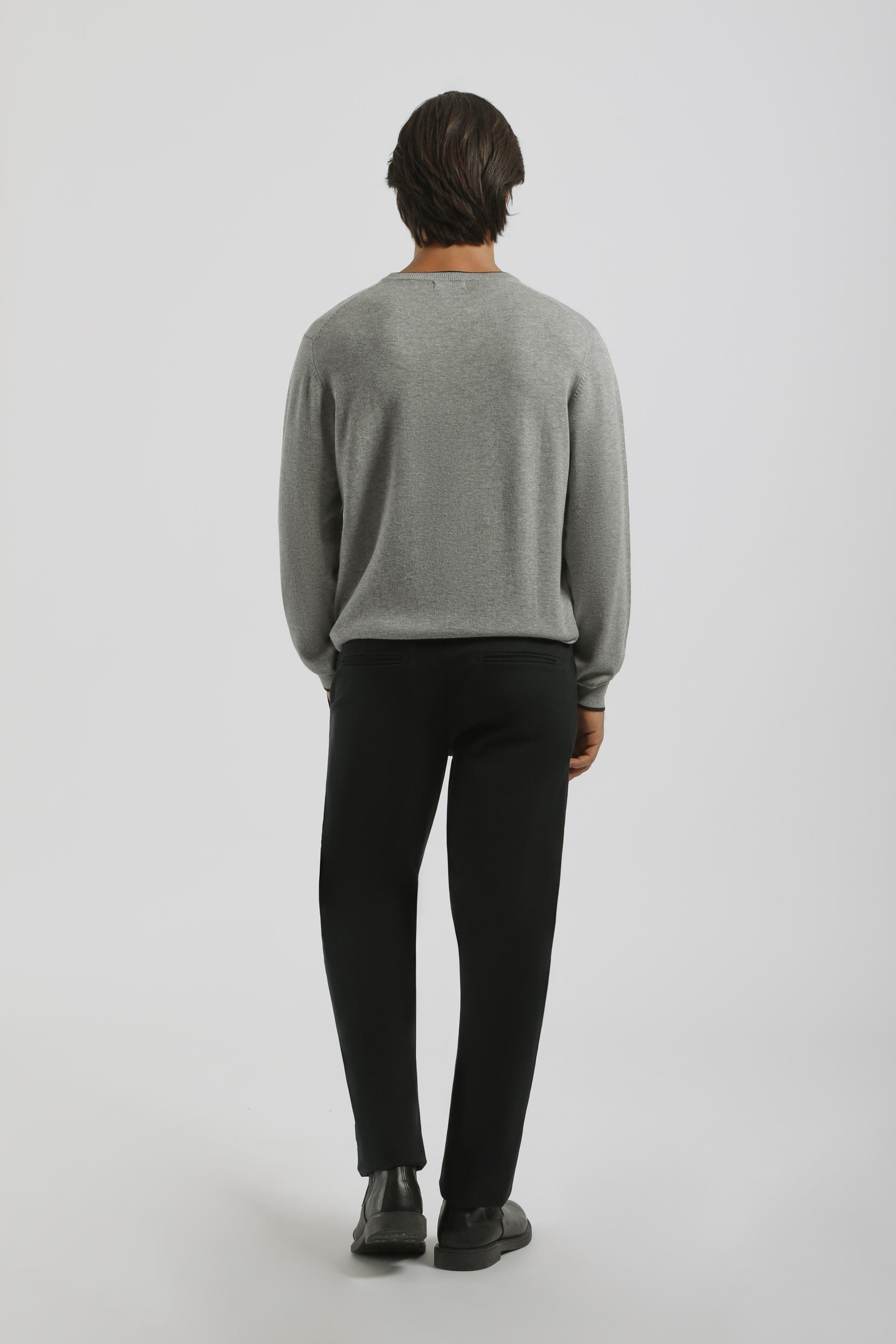 Pantaloni chino misto cotone|Colore:Blue