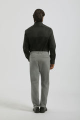 Pantaloni chino con laccetto|Colore:Grigio chiaro melange