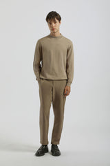 Pantaloni chino in tessuto tecnico|Colore:Cammello