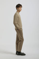 Pantaloni chino in tessuto tecnico|Colore:Cammello