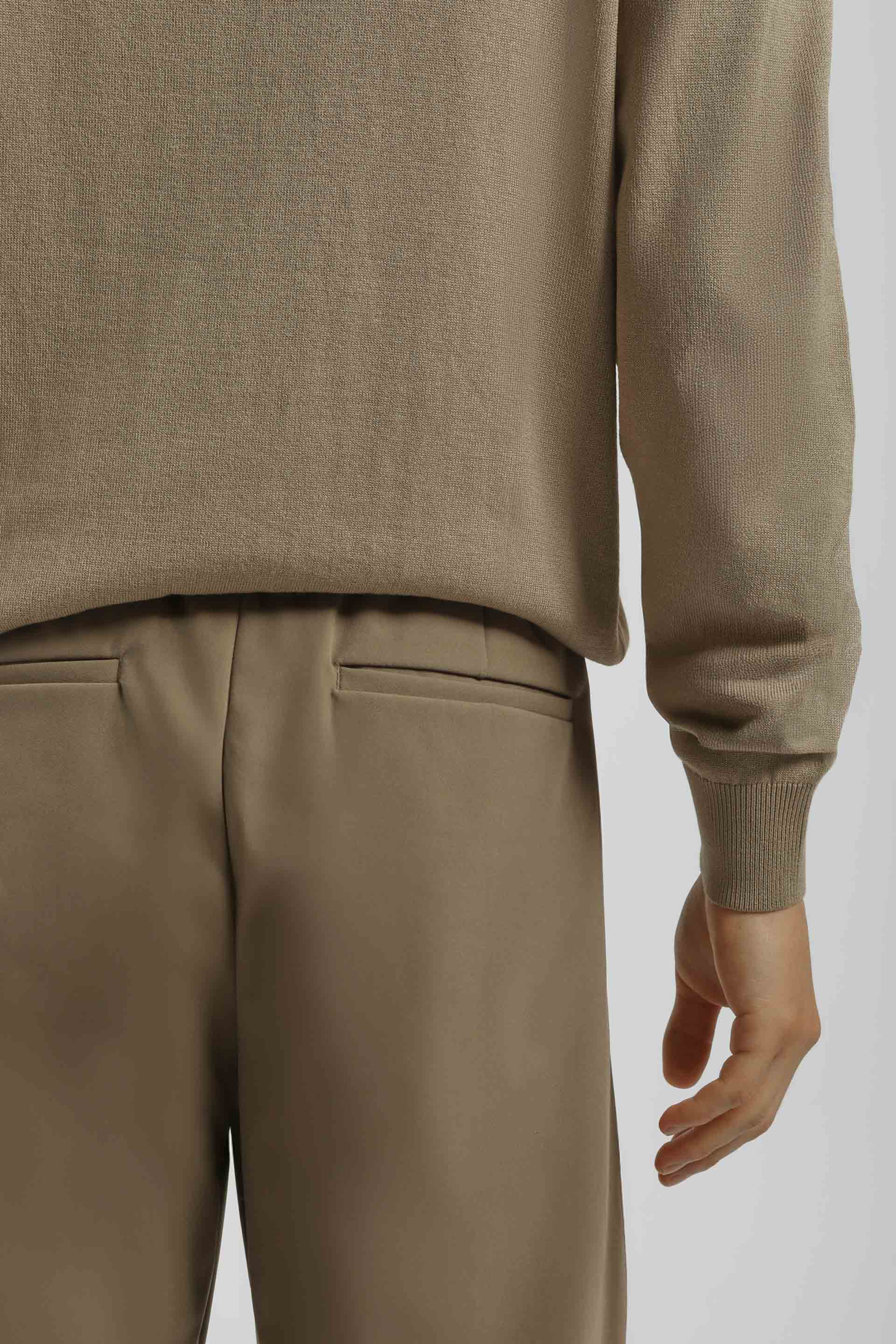 Pantaloni chino in tessuto tecnico|Colore:Cammello