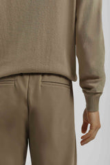 Pantaloni chino in tessuto tecnico|Colore:Cammello