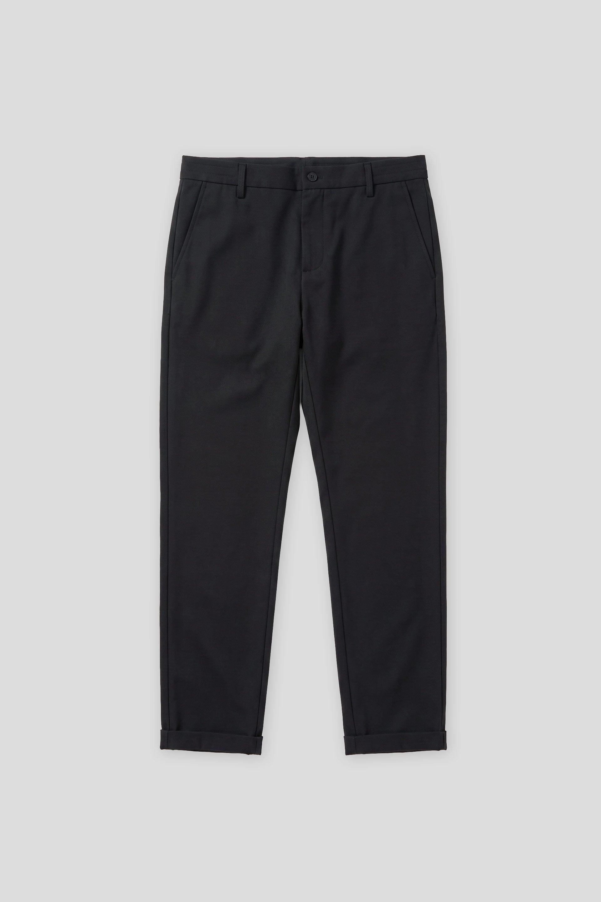 Pantaloni chino in tessuto tecnico|Colore:Nero