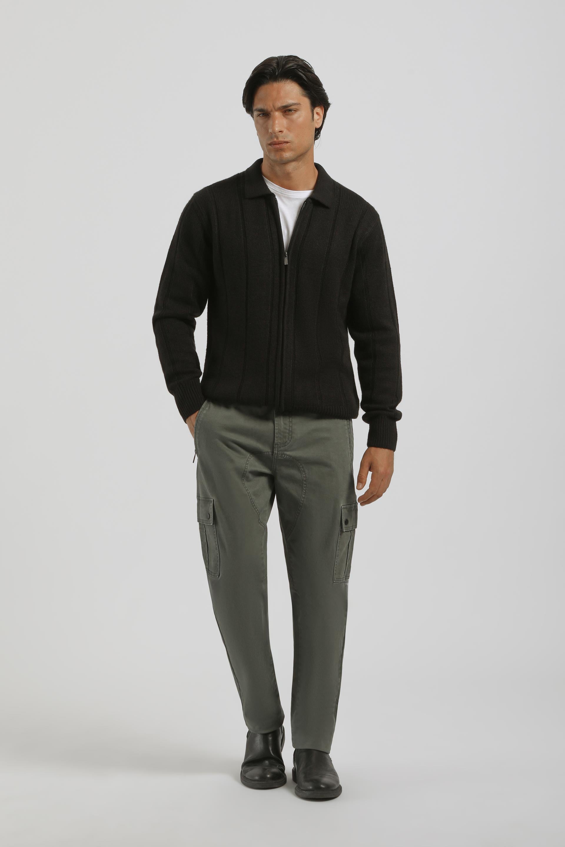 Pantaloni cargo|Colore:Militare