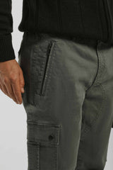 Pantaloni cargo|Colore:Militare