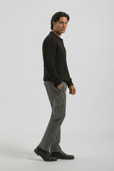 Pantaloni cargo|Colore:Militare