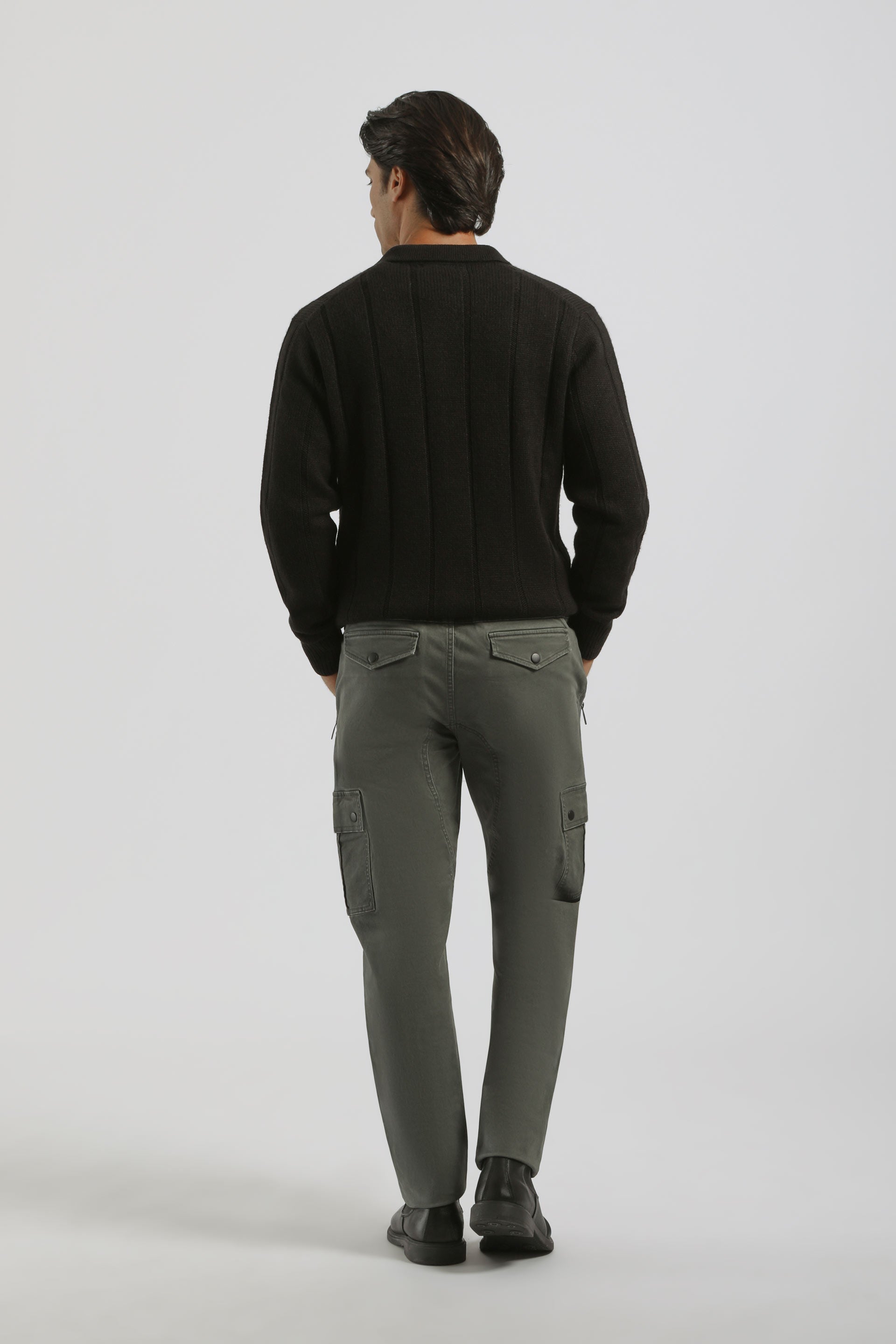 Pantaloni cargo|Colore:Militare