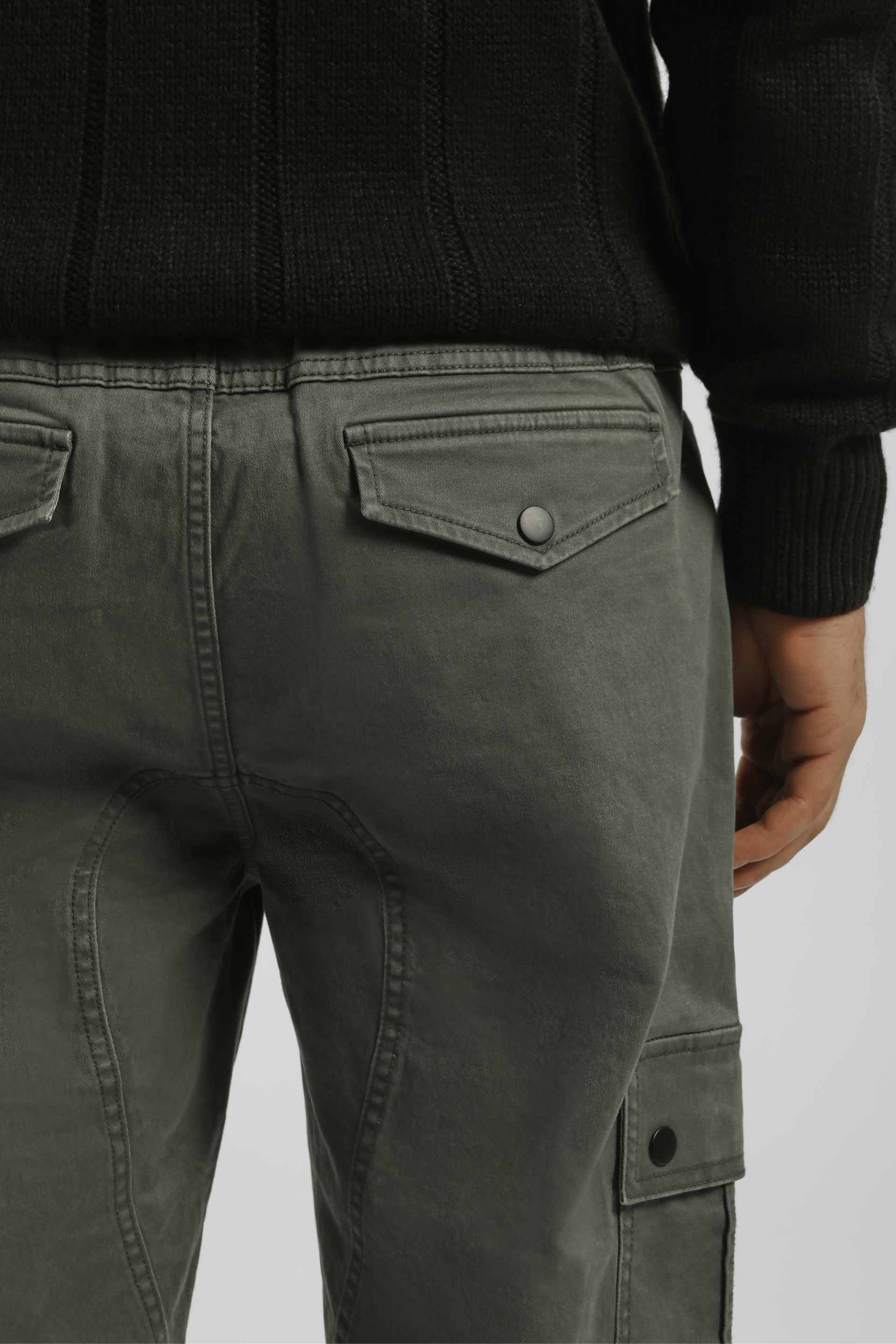 Pantaloni cargo|Colore:Militare