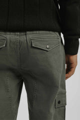 Pantaloni cargo|Colore:Militare