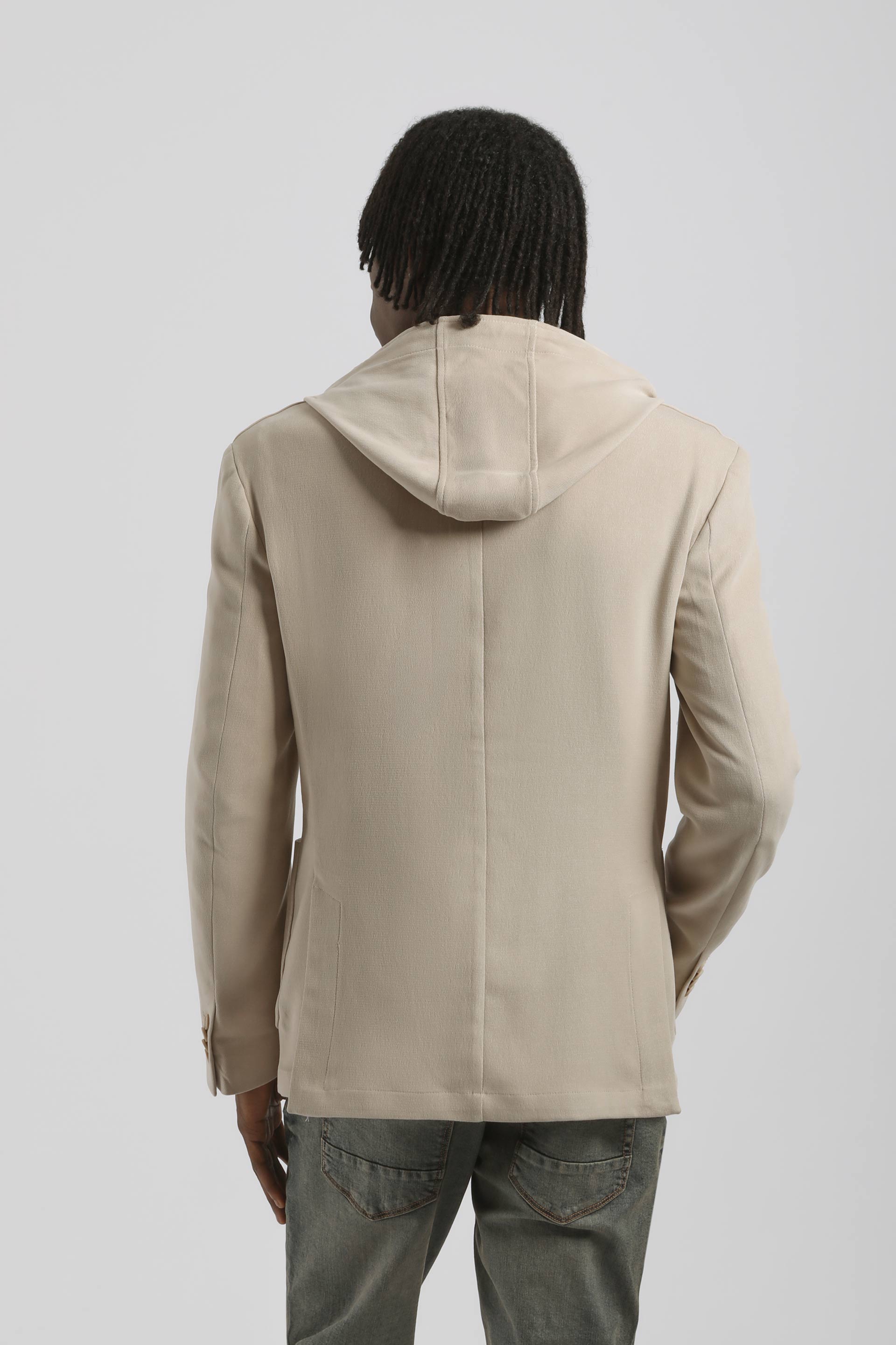 Giacca con cappuccio|Colore:Beige