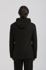Giacca con cappuccio|Colore:Nero