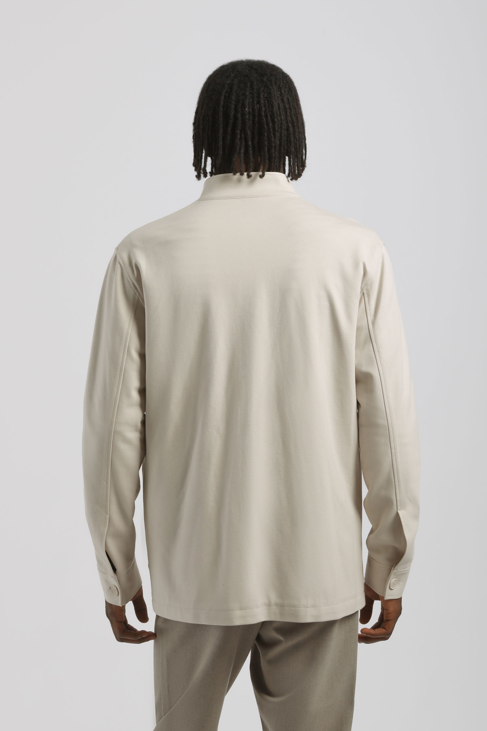Giacca coreana con tasconi|Colore:Beige
