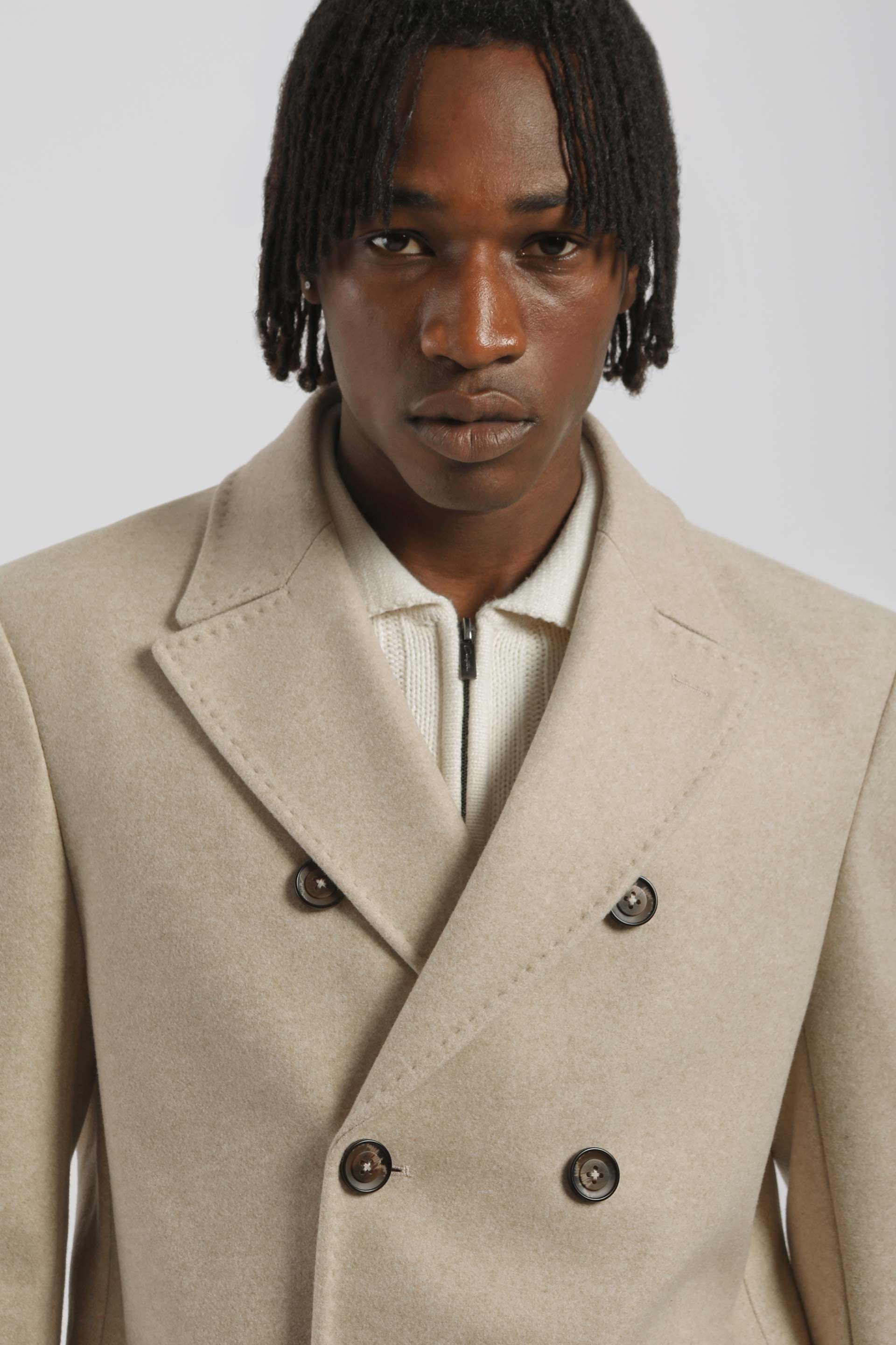 Cappotto doppio petto|Colore:Beige