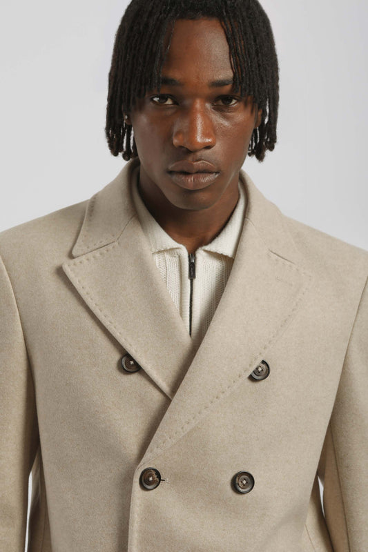 Cappotto doppio petto|Colore:Beige