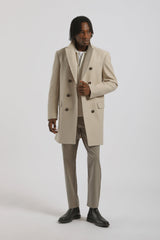 Cappotto doppio petto|Colore:Beige