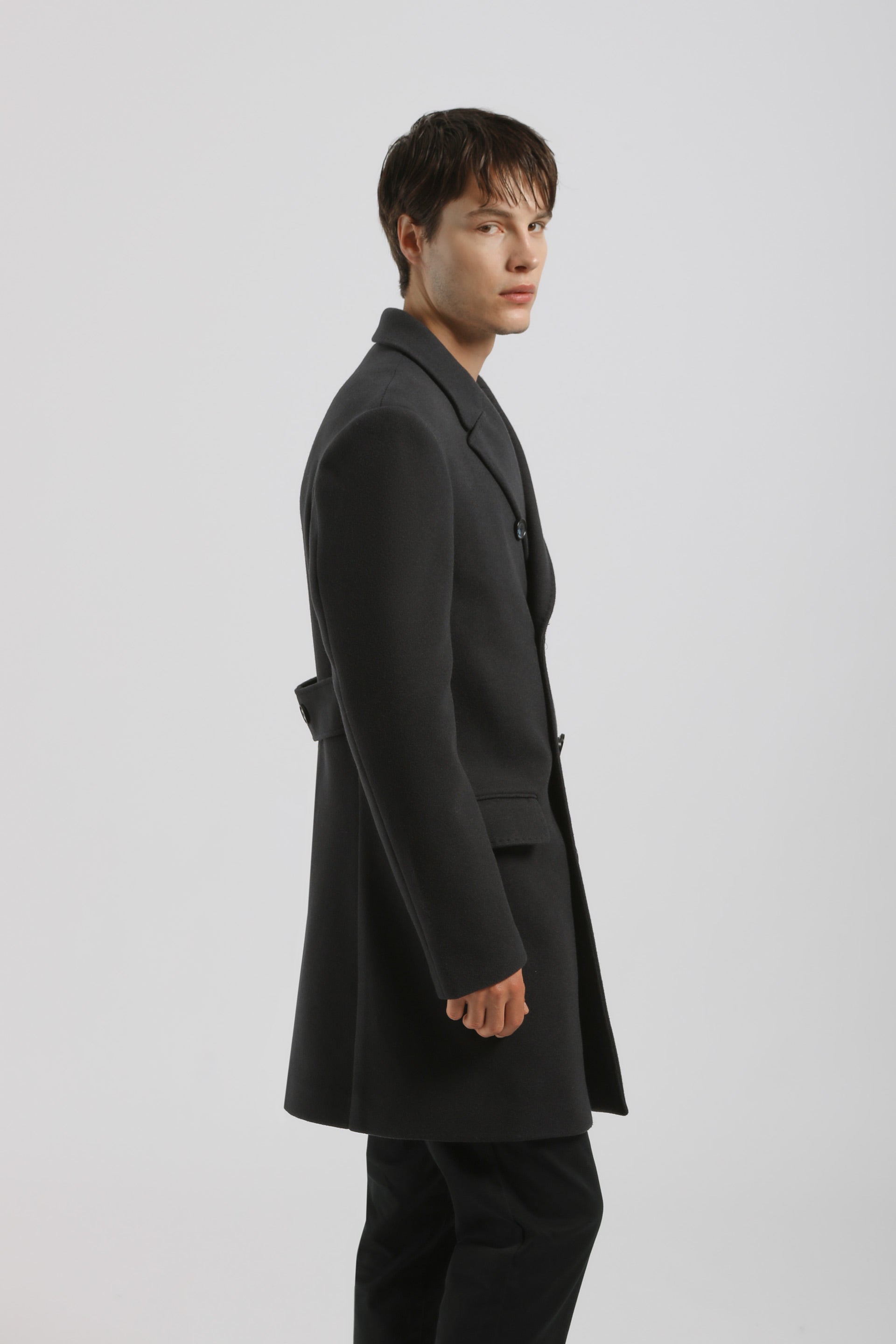 Cappotto doppio petto|Colore:Blue