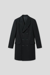 Cappotto doppio petto|Colore:Nero