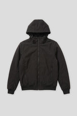 Bomber imbottito con cappuccio|Colore:Nero