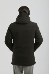 Giubbotto spolverino con cappuccio|Colore:Nero