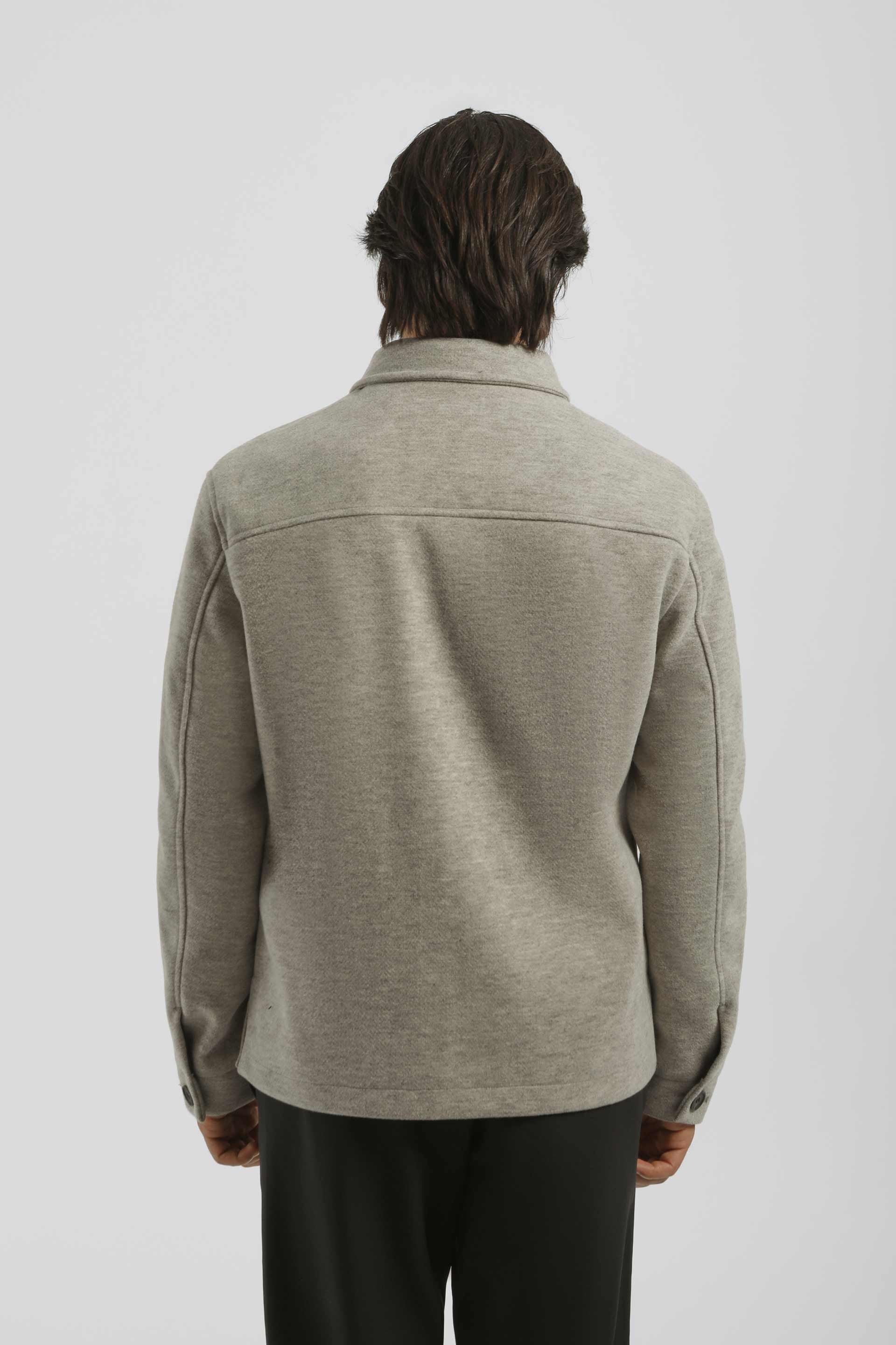 Giacca camicia in tessuto tecnico|Colore:Corda