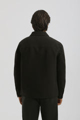 Giacca camicia in viscosa|Colore:Nero