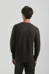 Maglia girocollo in viscosa|Colore:Grigio scuro