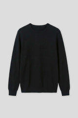 Maglia girocollo in viscosa|Colore:Nero